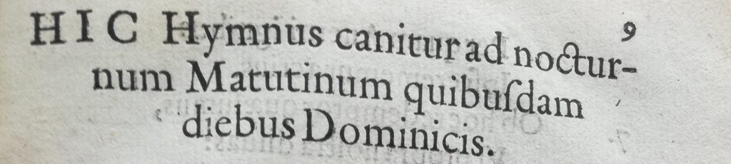 PEDRO ROSALES: Observationes quaedam in nonaginta quinque Hymnos…(1578)